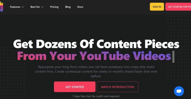 Contentfries screenshot