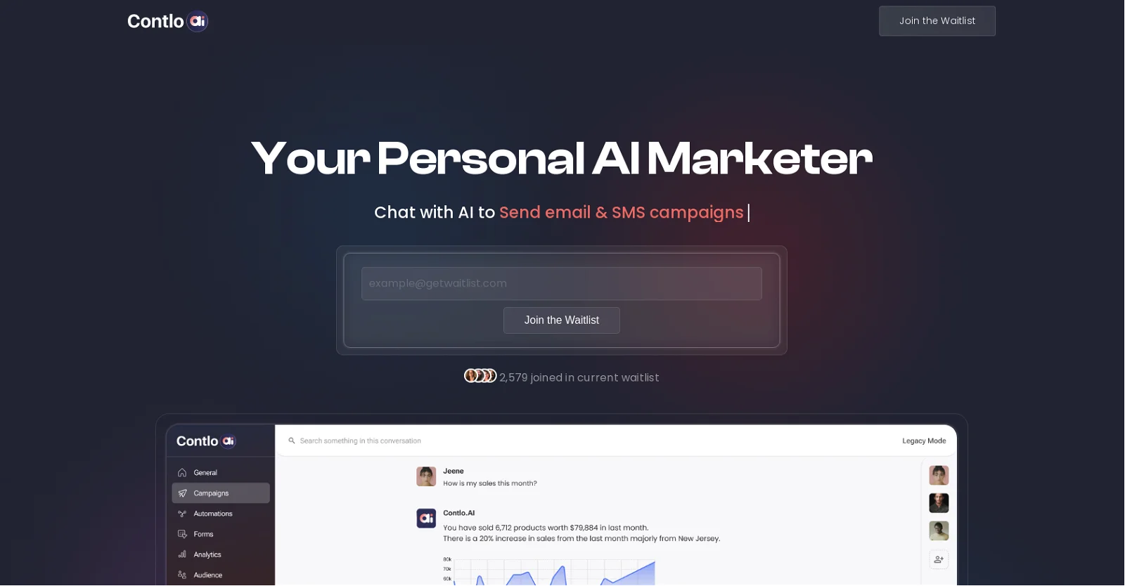 Contlo.ai screenshot