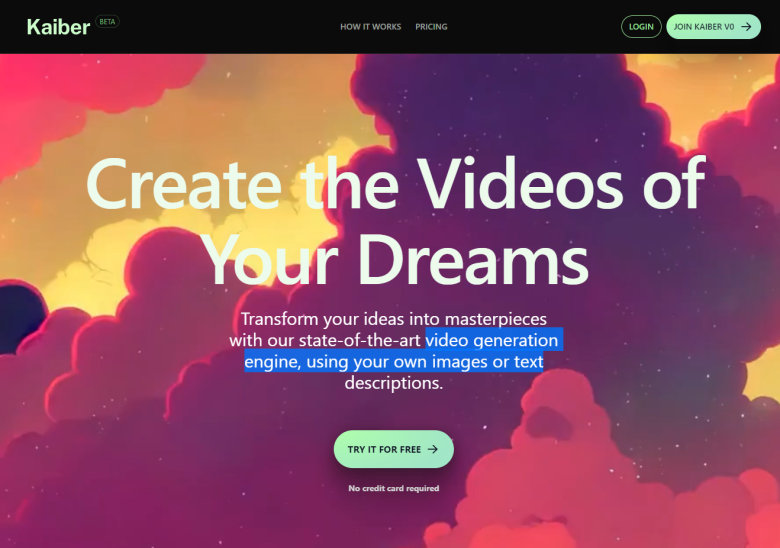Kaiber.ai screenshot