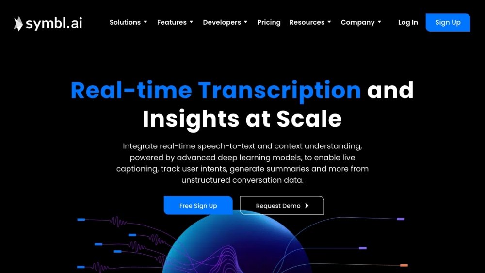 Symbl.ai screenshot