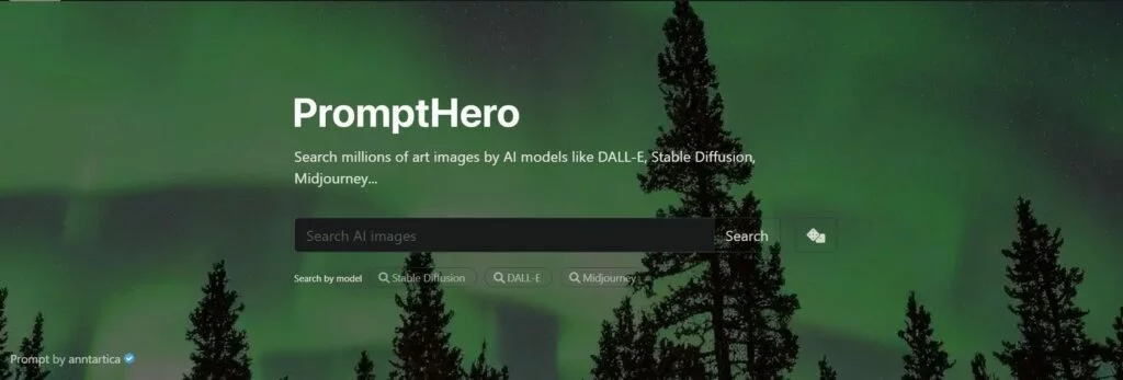 PromptHero screenshot