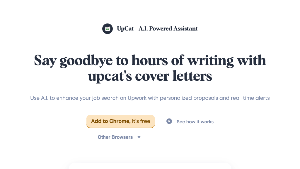 Upcat screenshot
