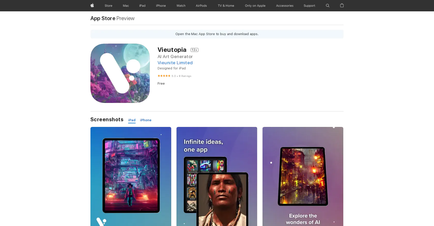 Vieutopia screenshot