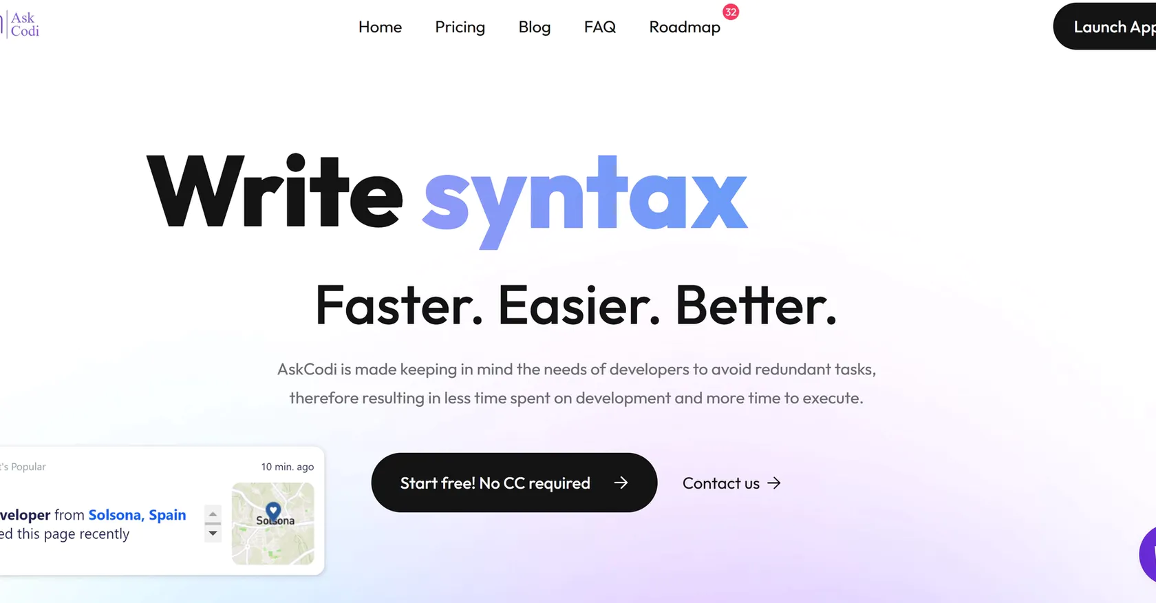 AskCodi screenshot