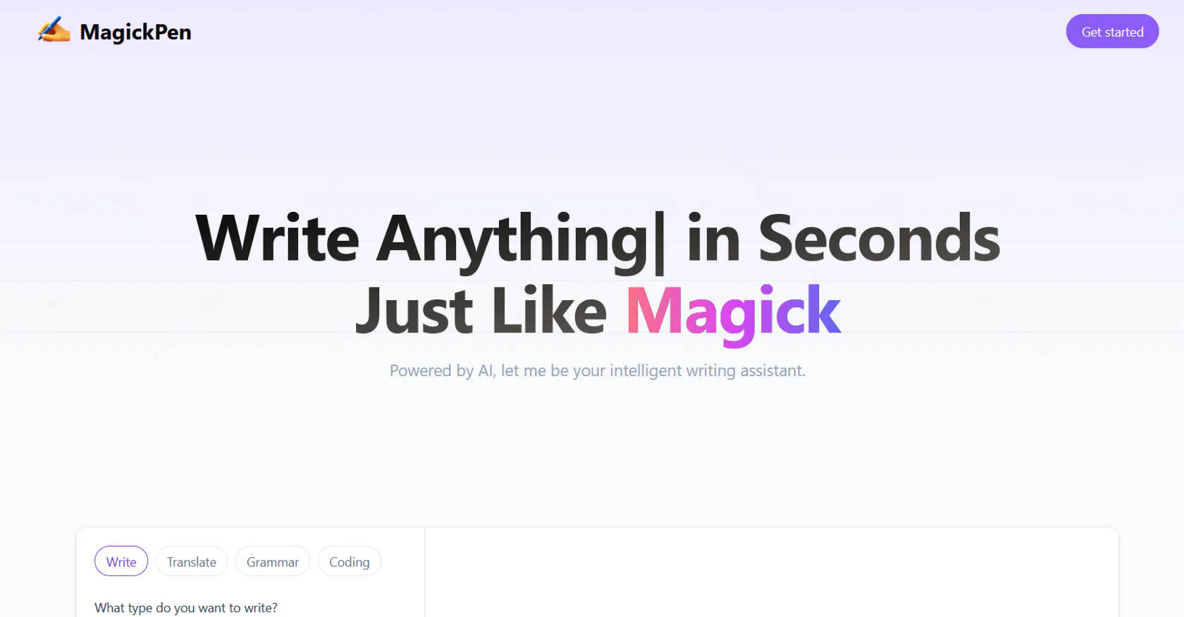 MagickPen screenshot