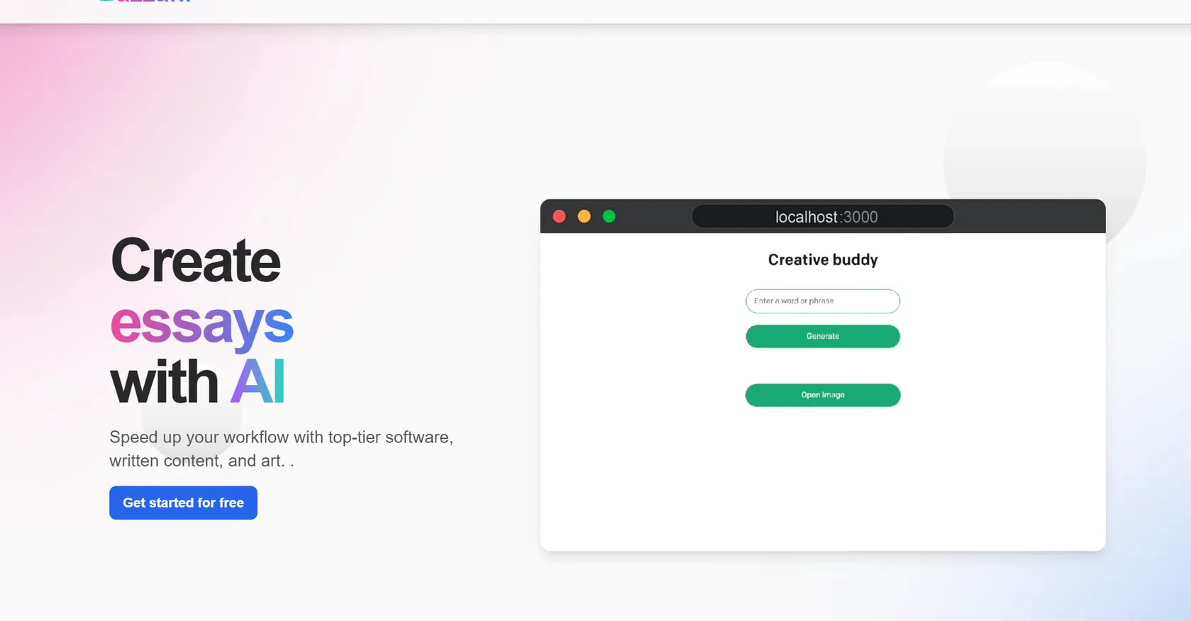 Zazzani AI screenshot