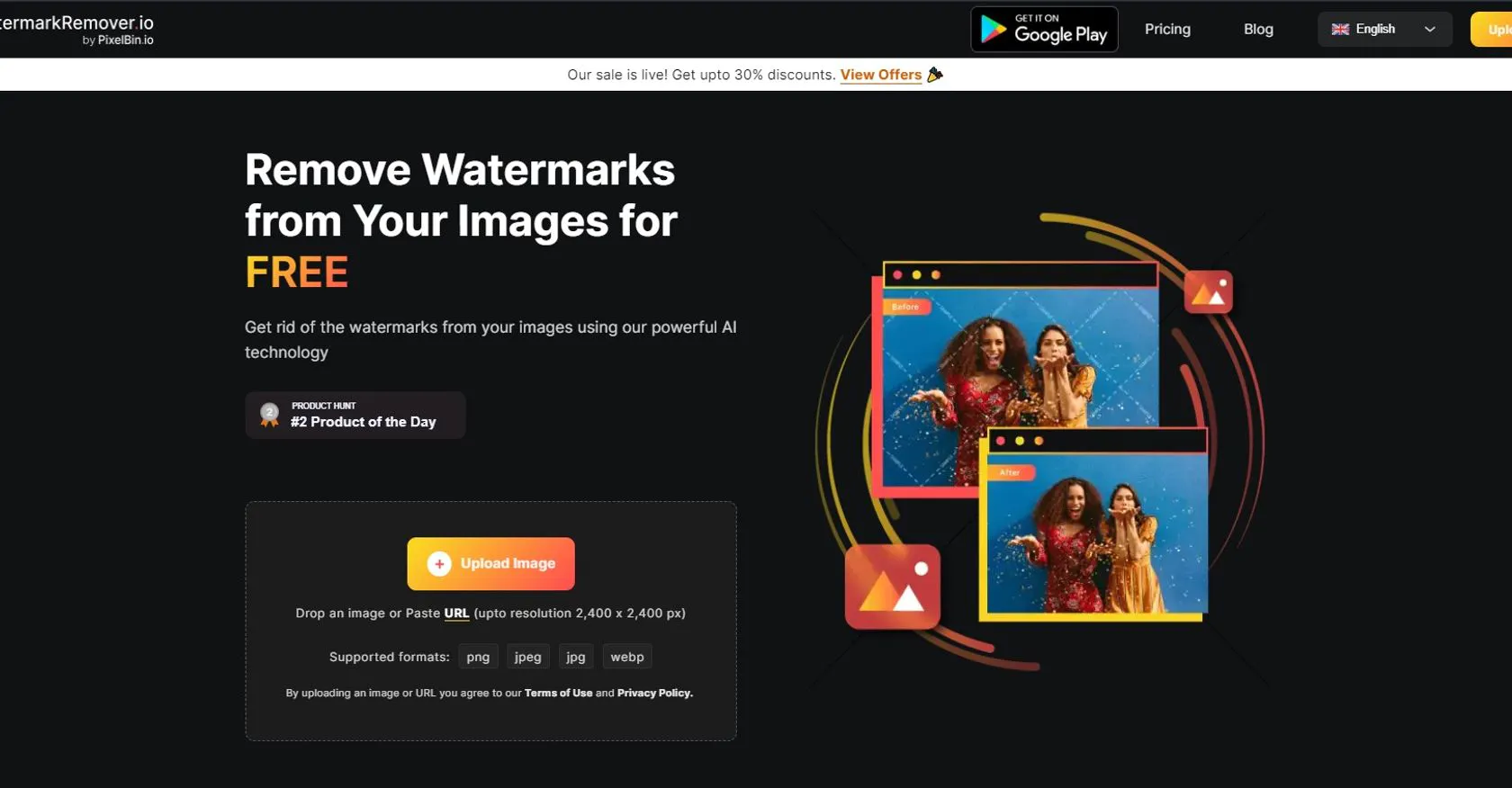 WatermarkRemover.io screenshot