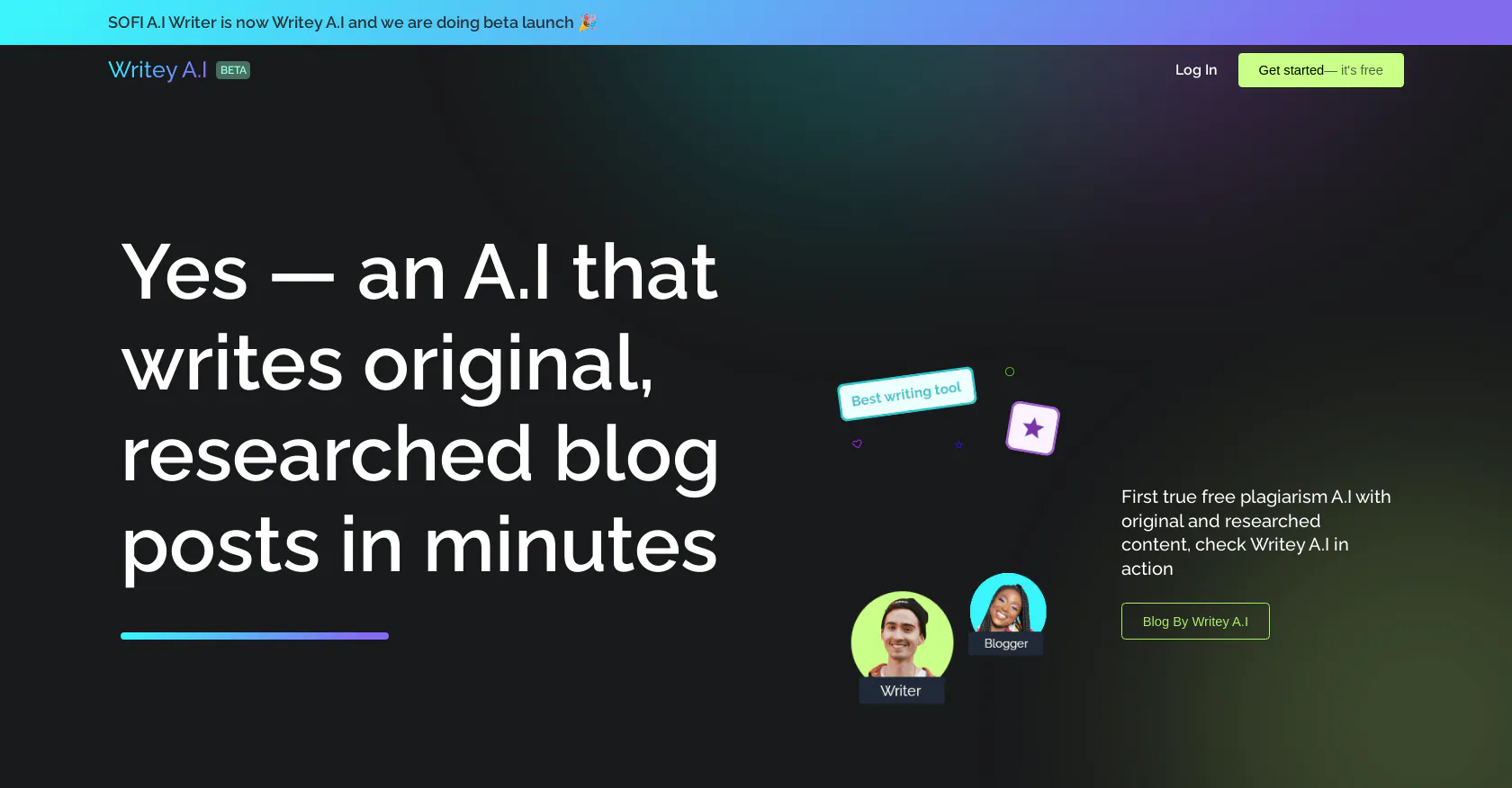 Writey AI screenshot