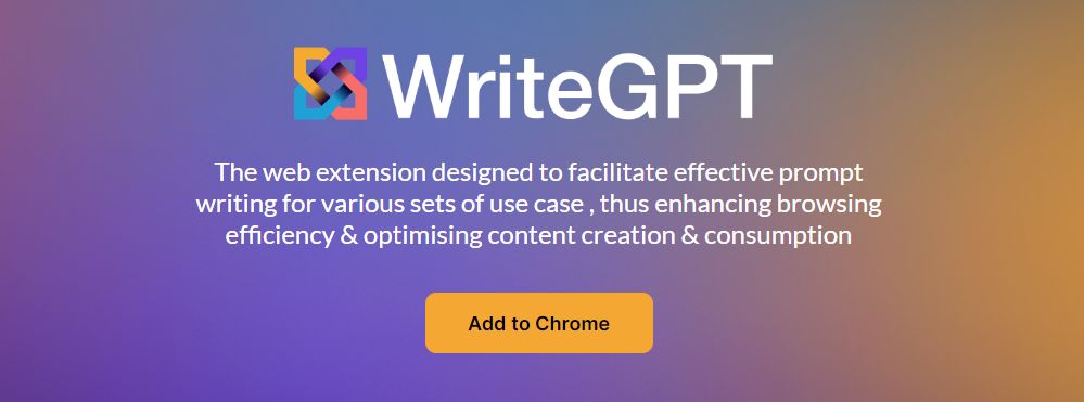 WriteGPT screenshot