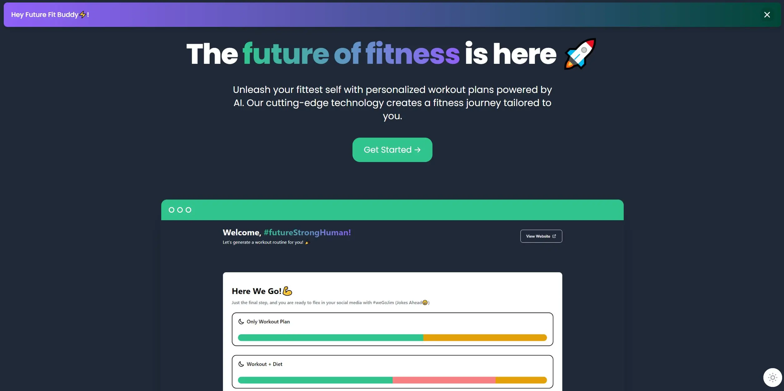 FitForge screenshot