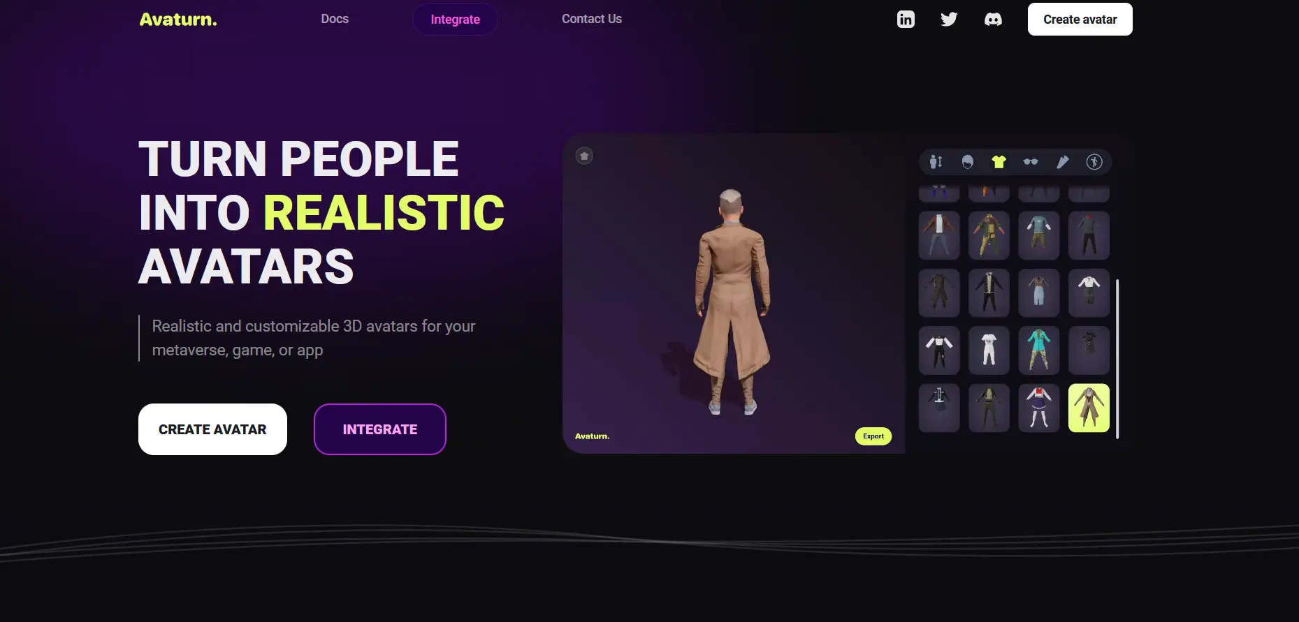 Avaturn screenshot