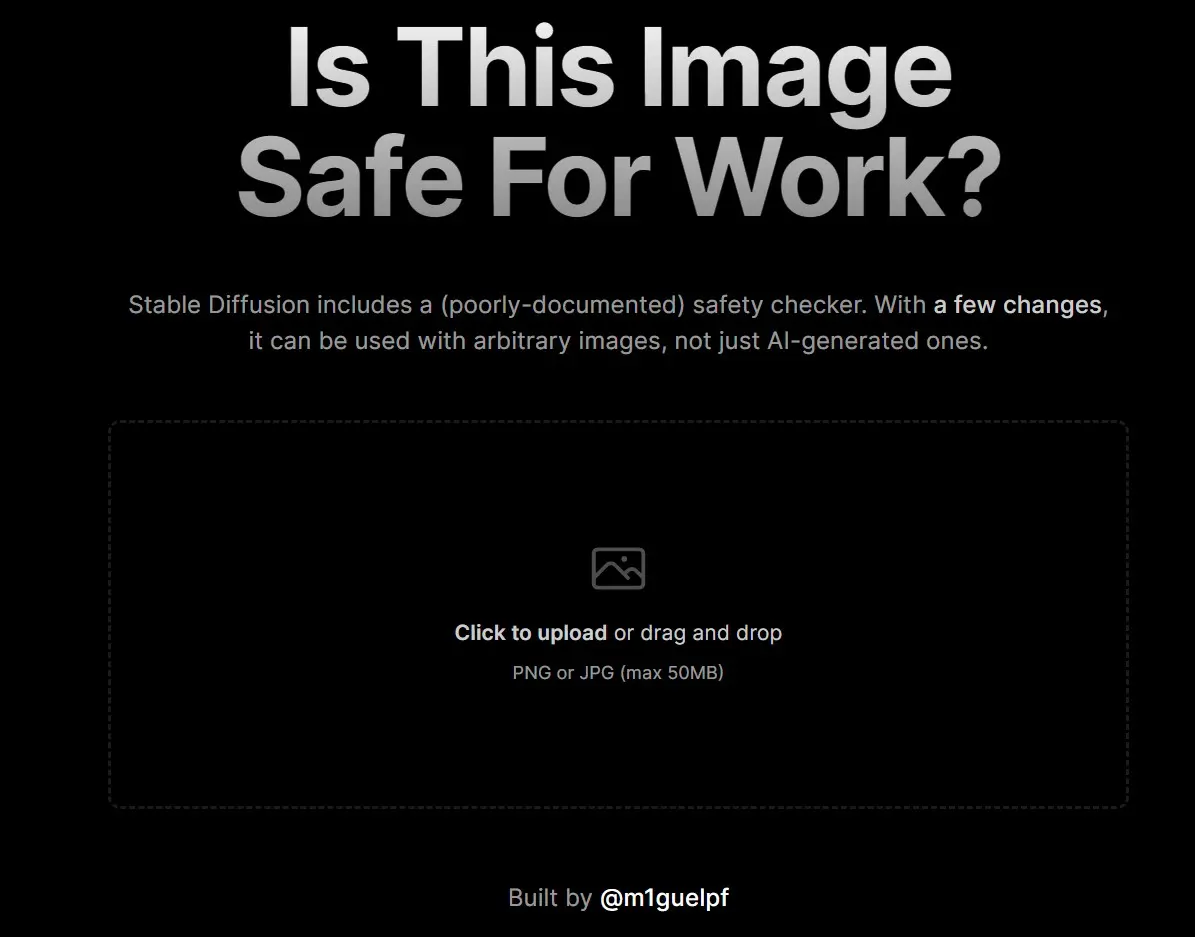 NSFW Checker screenshot