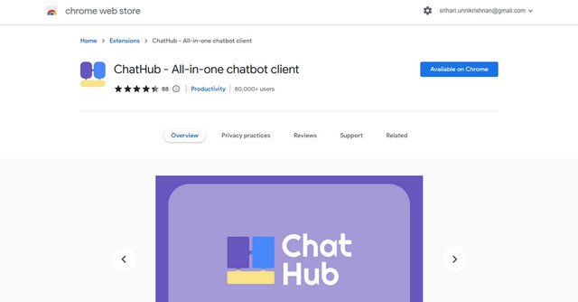 ChatHub screenshot
