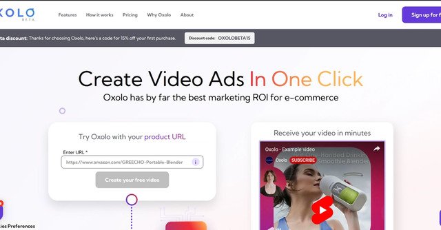 Oxolo.com screenshot