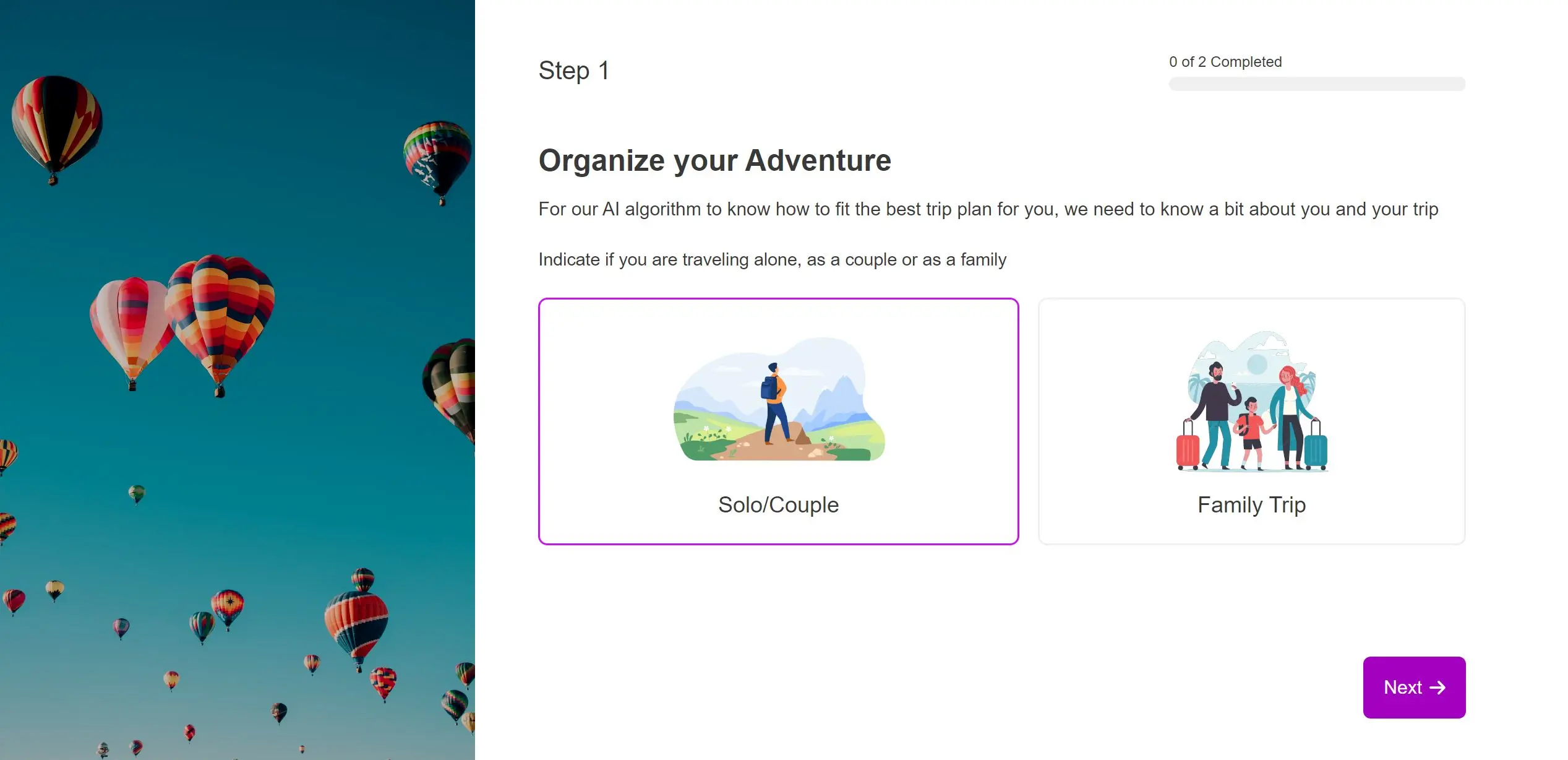 Tripplanner AI screenshot