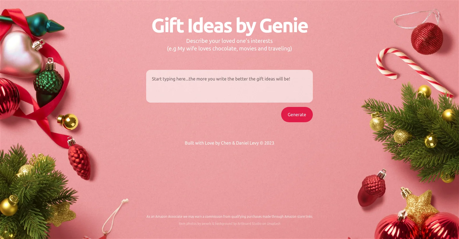 Gifts Genie screenshot
