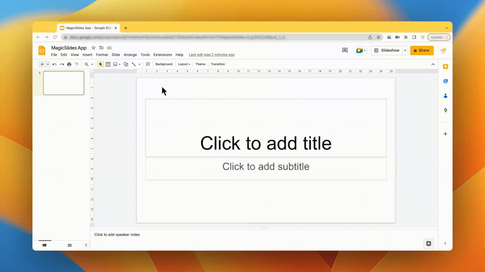 MagicSlides screenshot