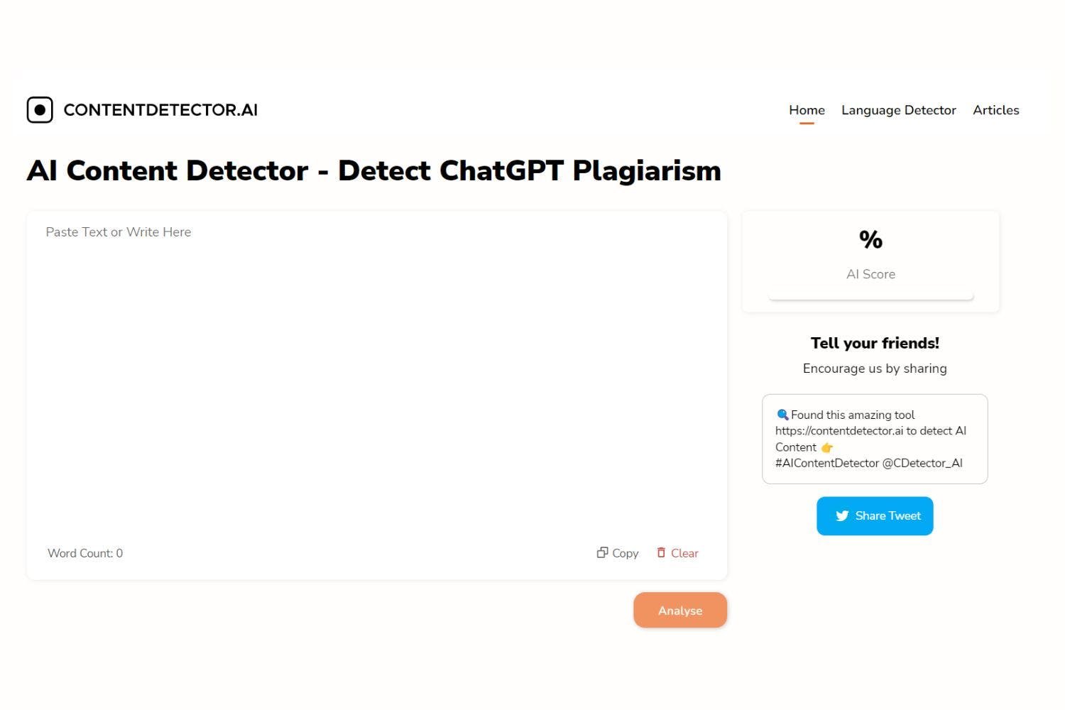 ContentDetector.AI screenshot