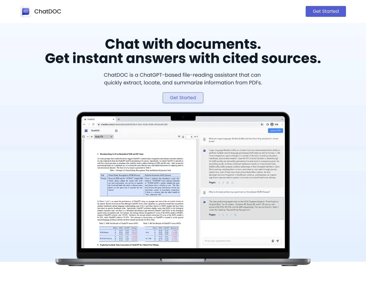 ChatDOC screenshot