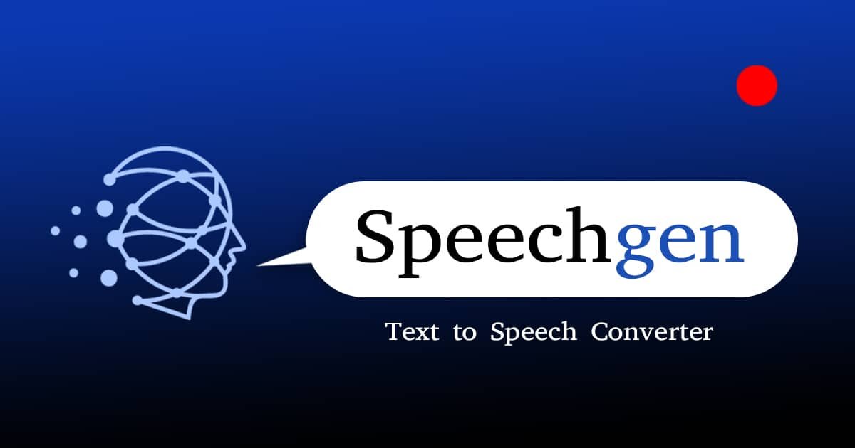 SpeechGen screenshot