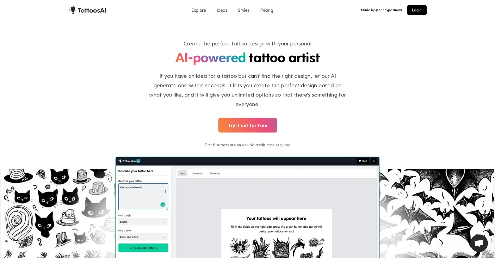 Tattoos AI screenshot