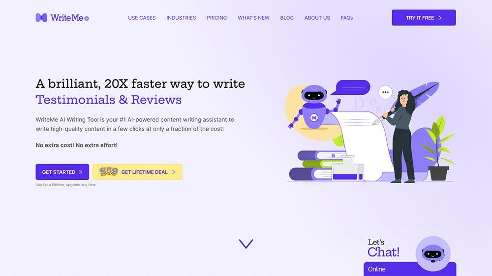 WriteMeAI screenshot