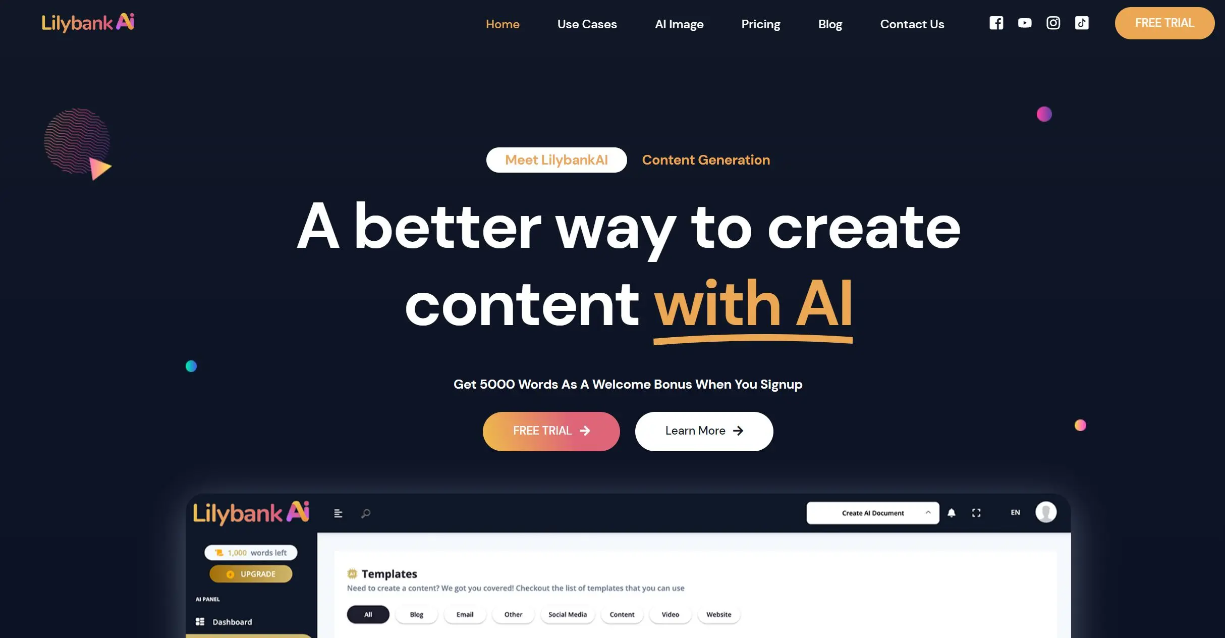 Lilybank AI screenshot