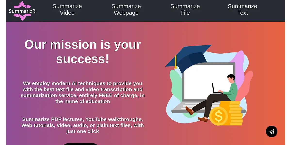 SummarizR screenshot