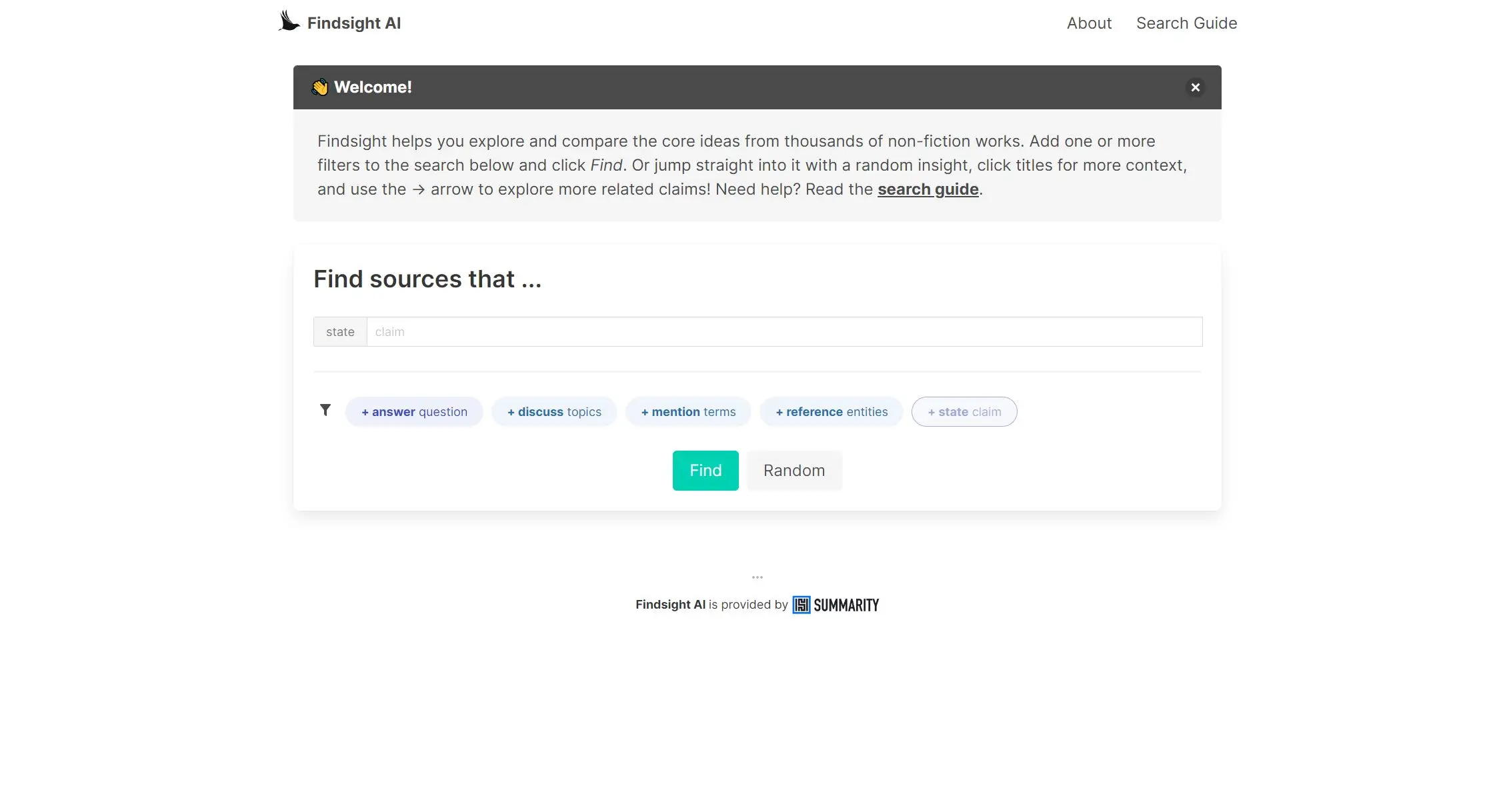 Findsight AI screenshot