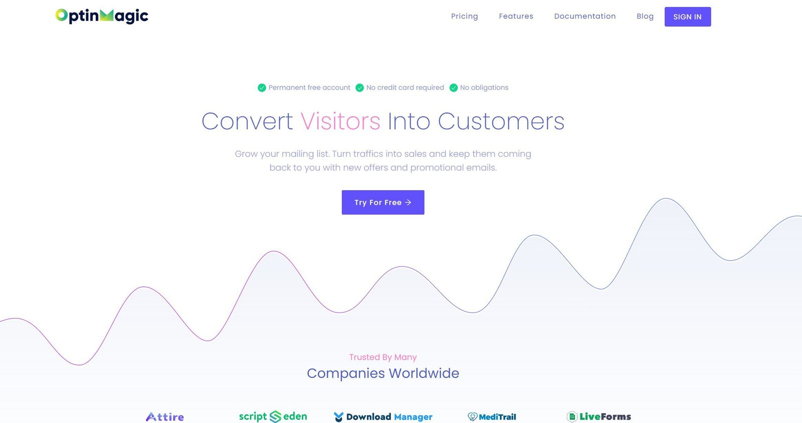 OptinMagic screenshot
