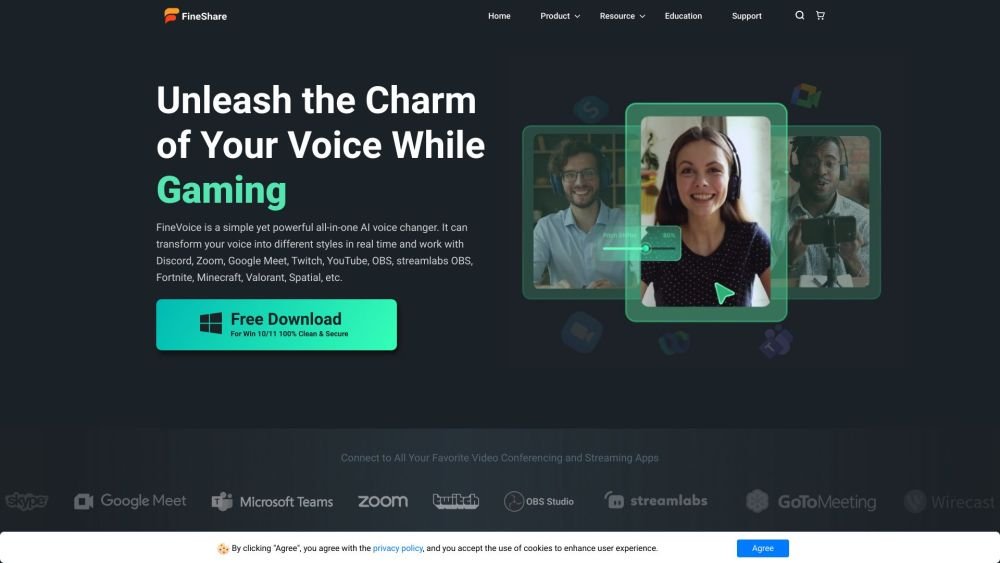 FineShare FineVoice screenshot
