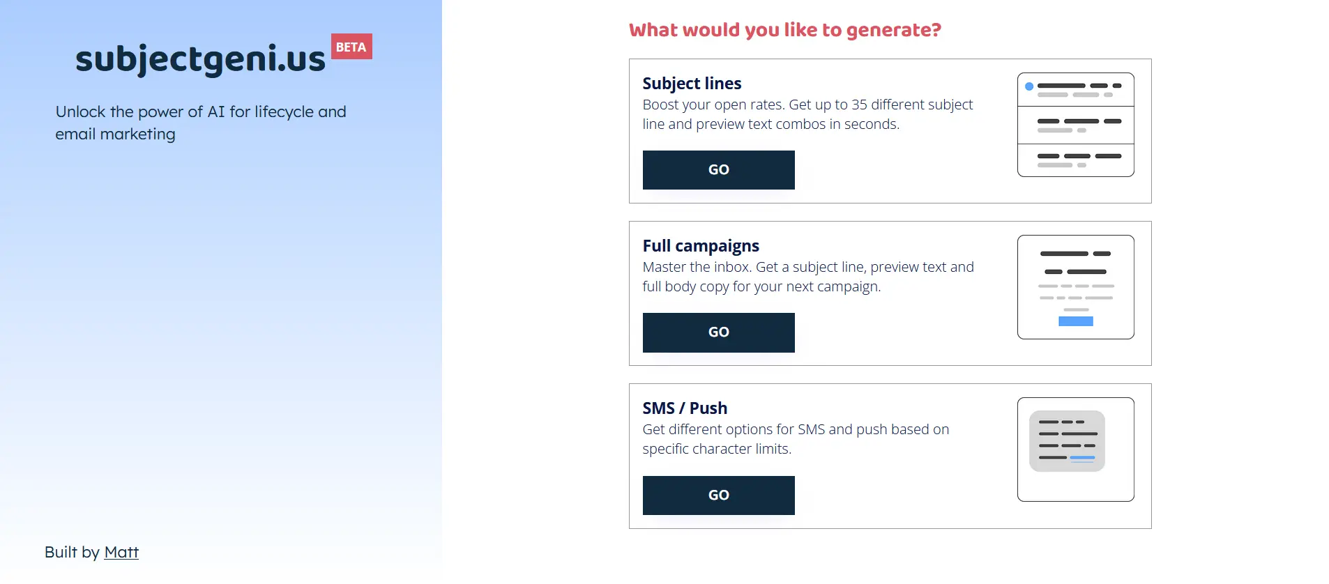 Subjectgenius screenshot