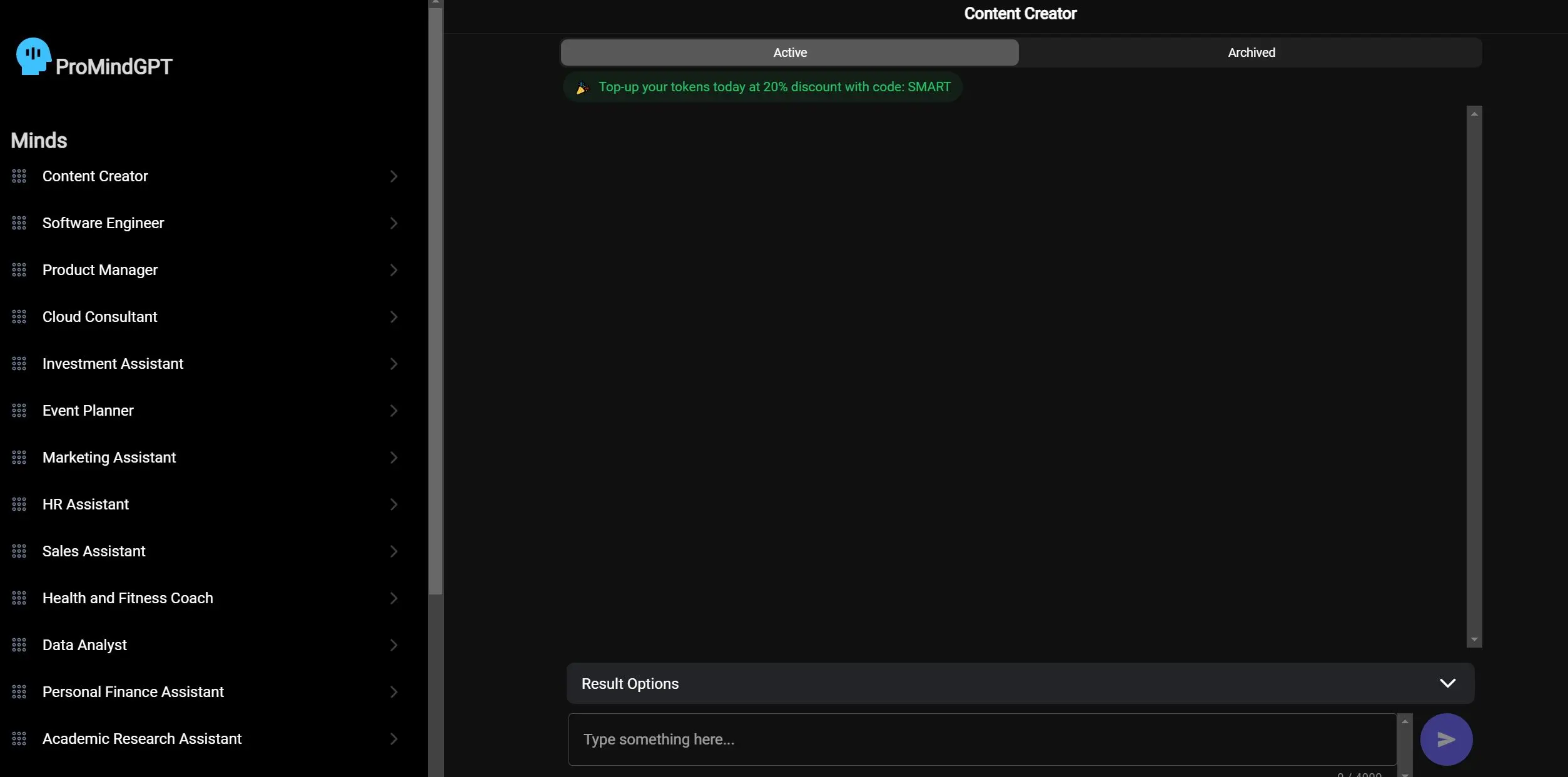 Promind screenshot