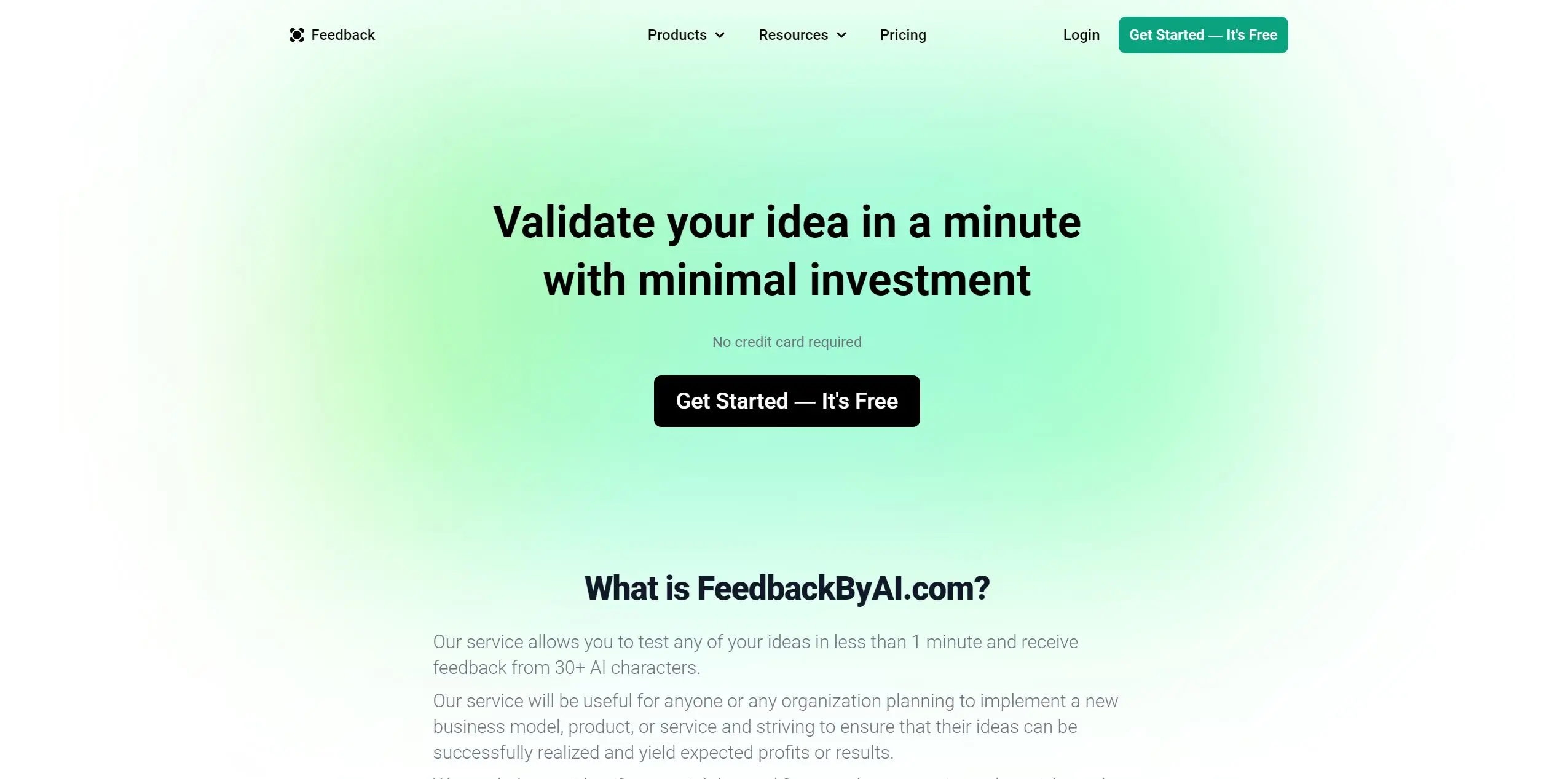 Feedback AI screenshot