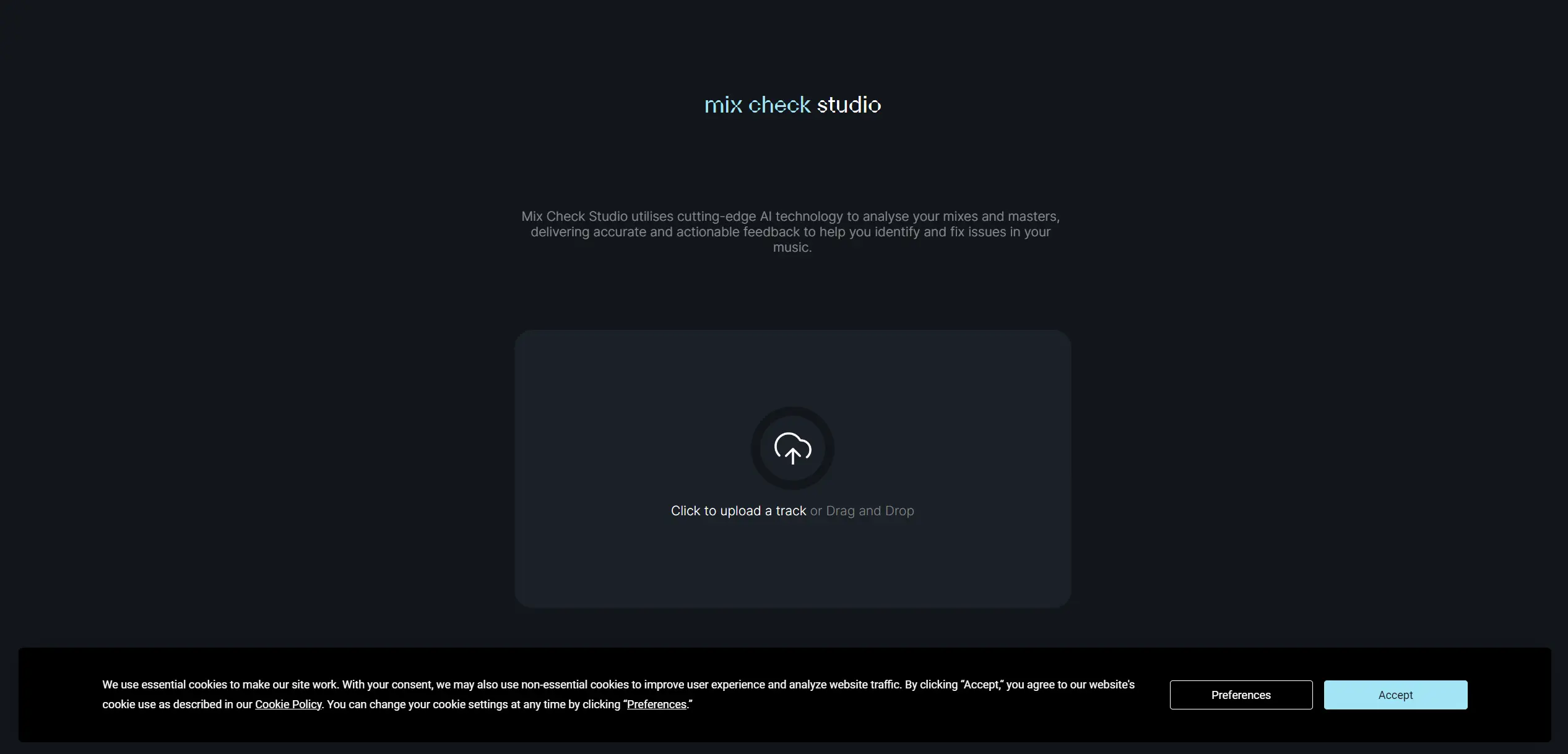 Mix Check Studio screenshot