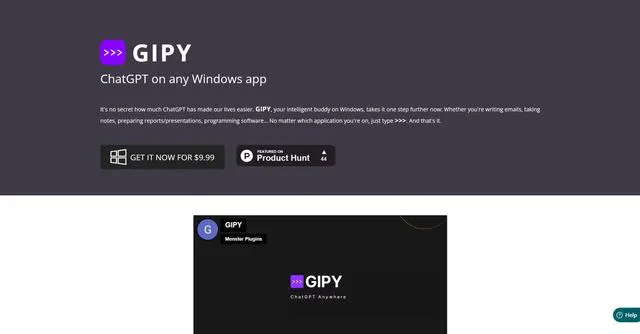 GIPY screenshot