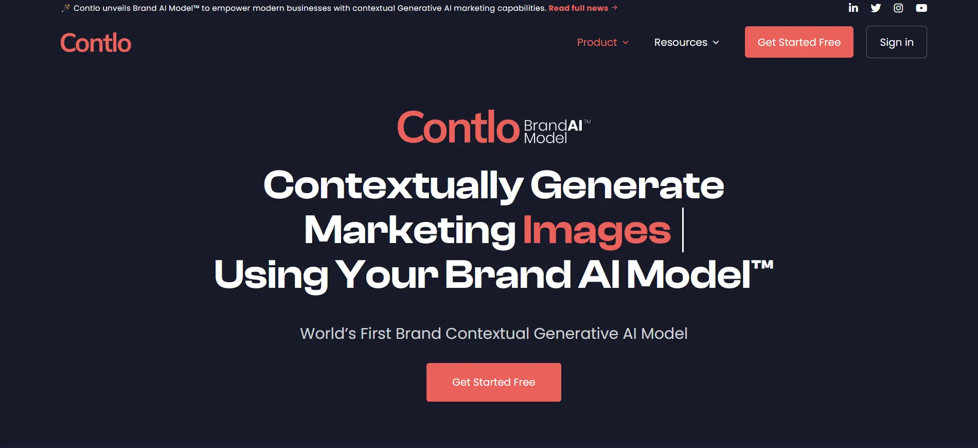 Brand AI Model screenshot