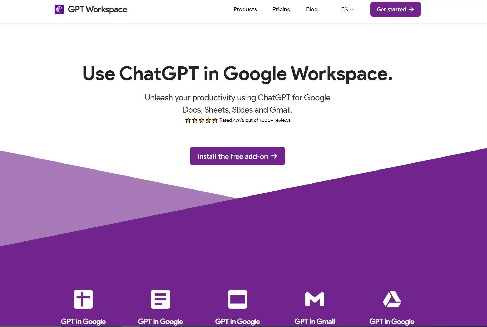 GPT Workspace screenshot