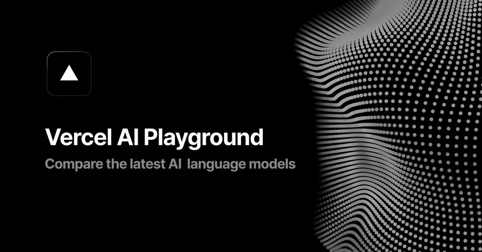 AI Vercel Playground screenshot