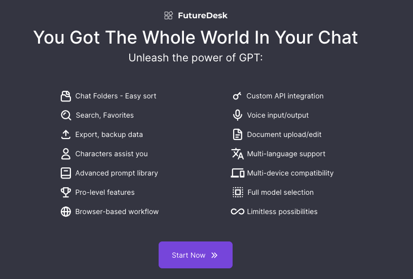 FutureDesk screenshot