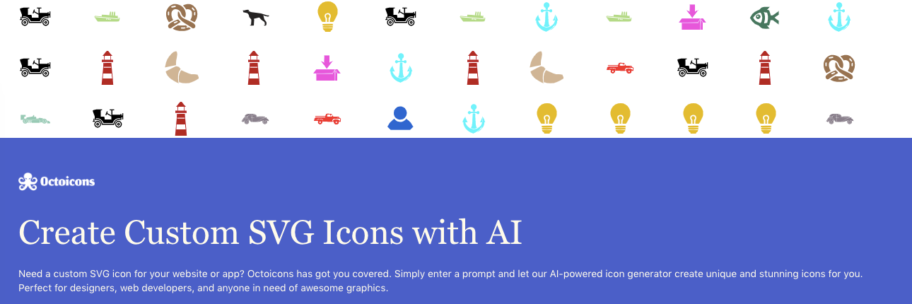 Octoicons screenshot
