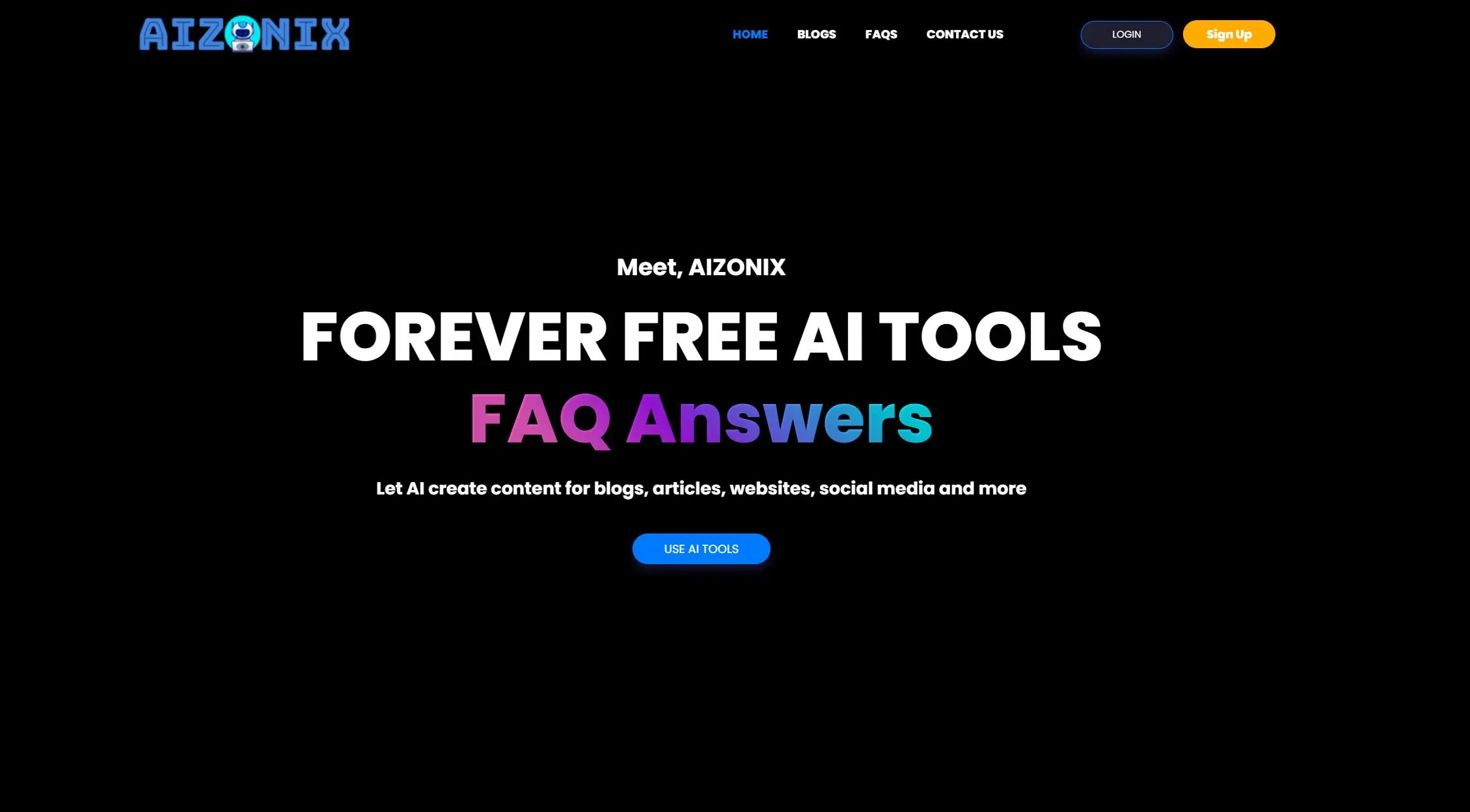 AIZONIX screenshot