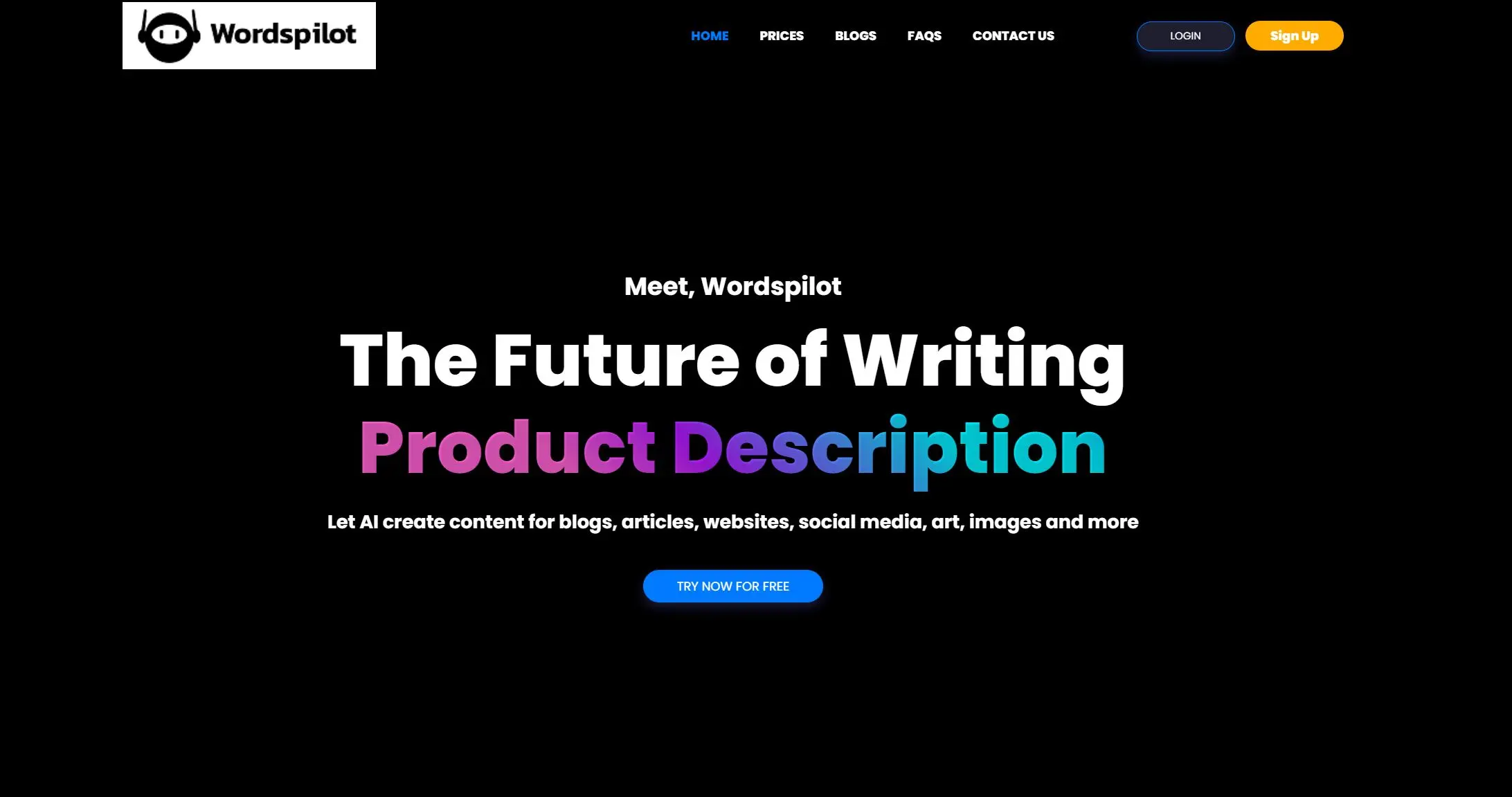 Wordspilot screenshot