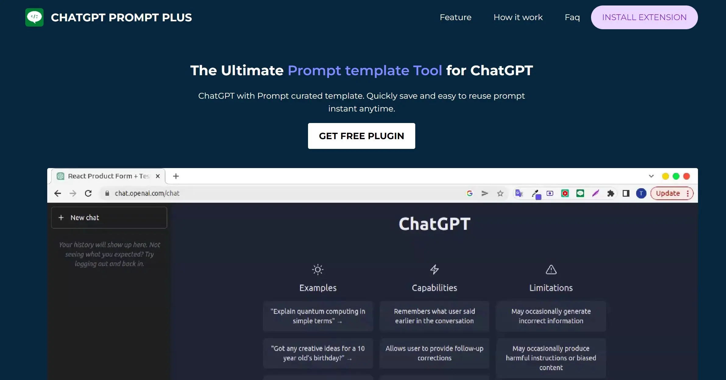 ChatGPT Prompt Plus screenshot