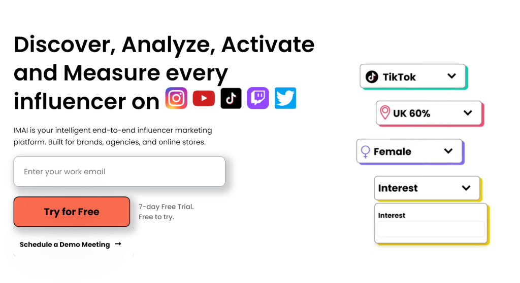 Influencer Marketing AI screenshot