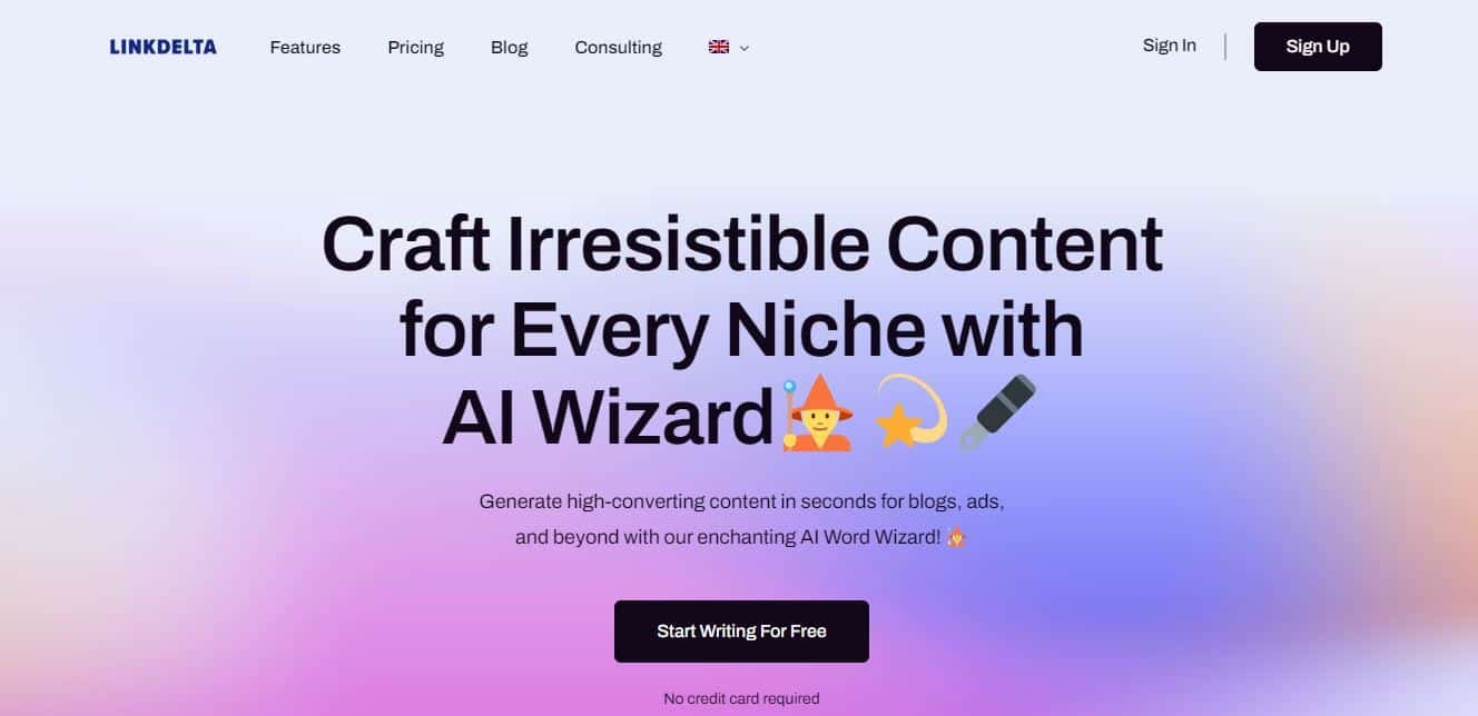 Linkdelta screenshot