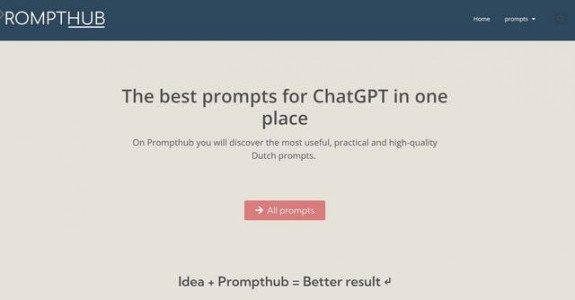 Prompthub screenshot