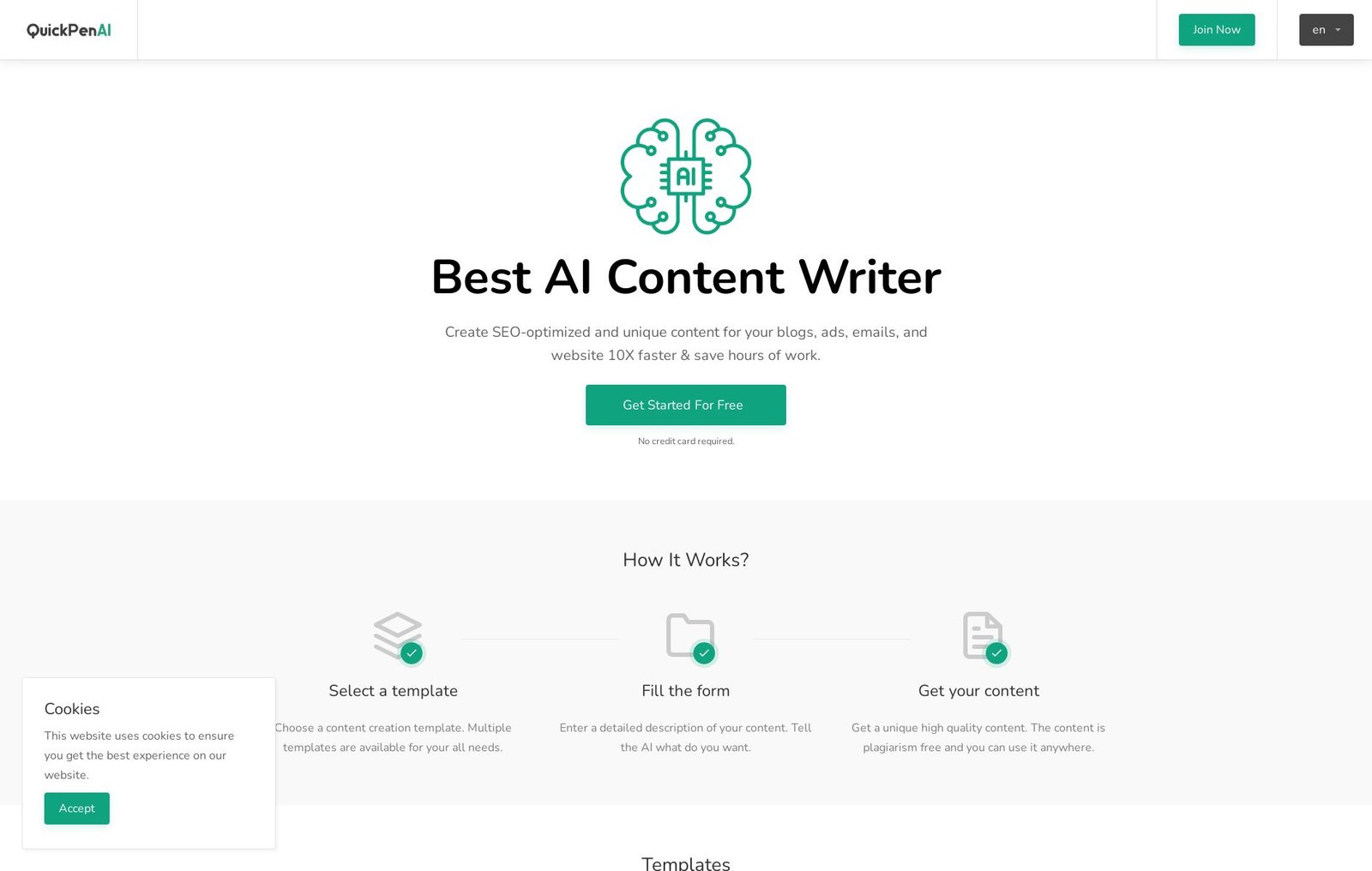 QuickPenAI screenshot
