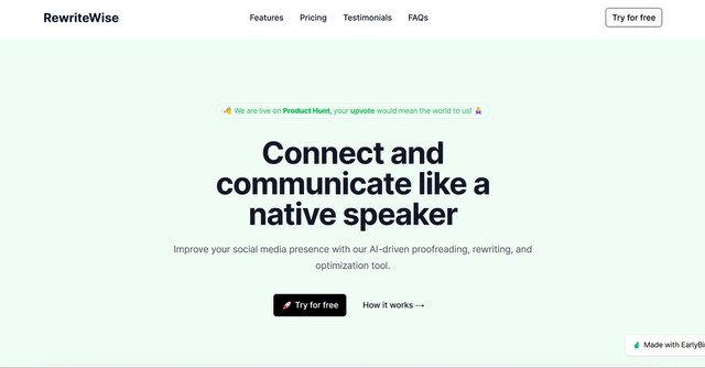 RewriteWise screenshot