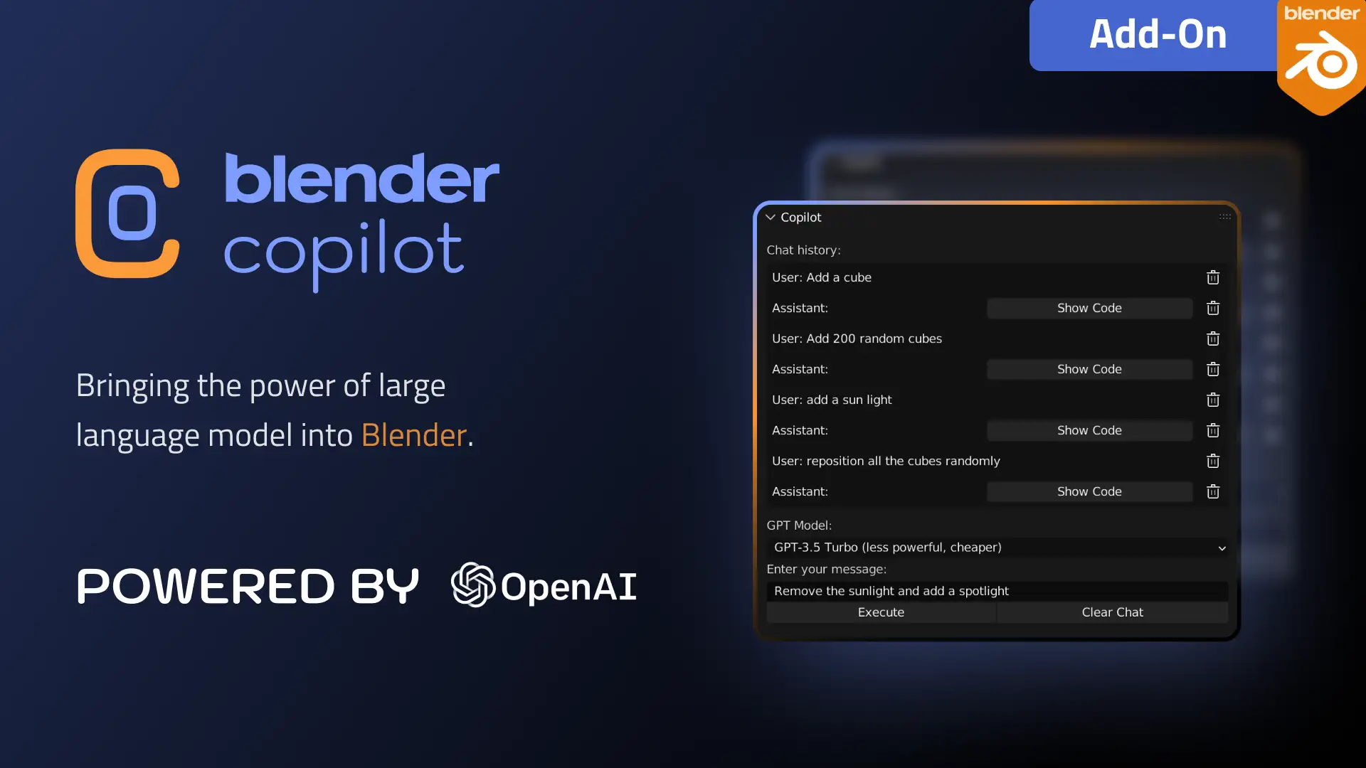 Blender Copilot screenshot
